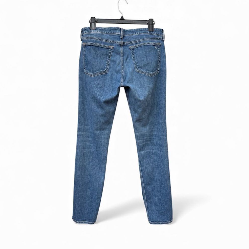 Rag & Bone Dre Low Rise Slim Boyfriend Jeans 28 Distressed Medium Wash - Picture 2 of 6